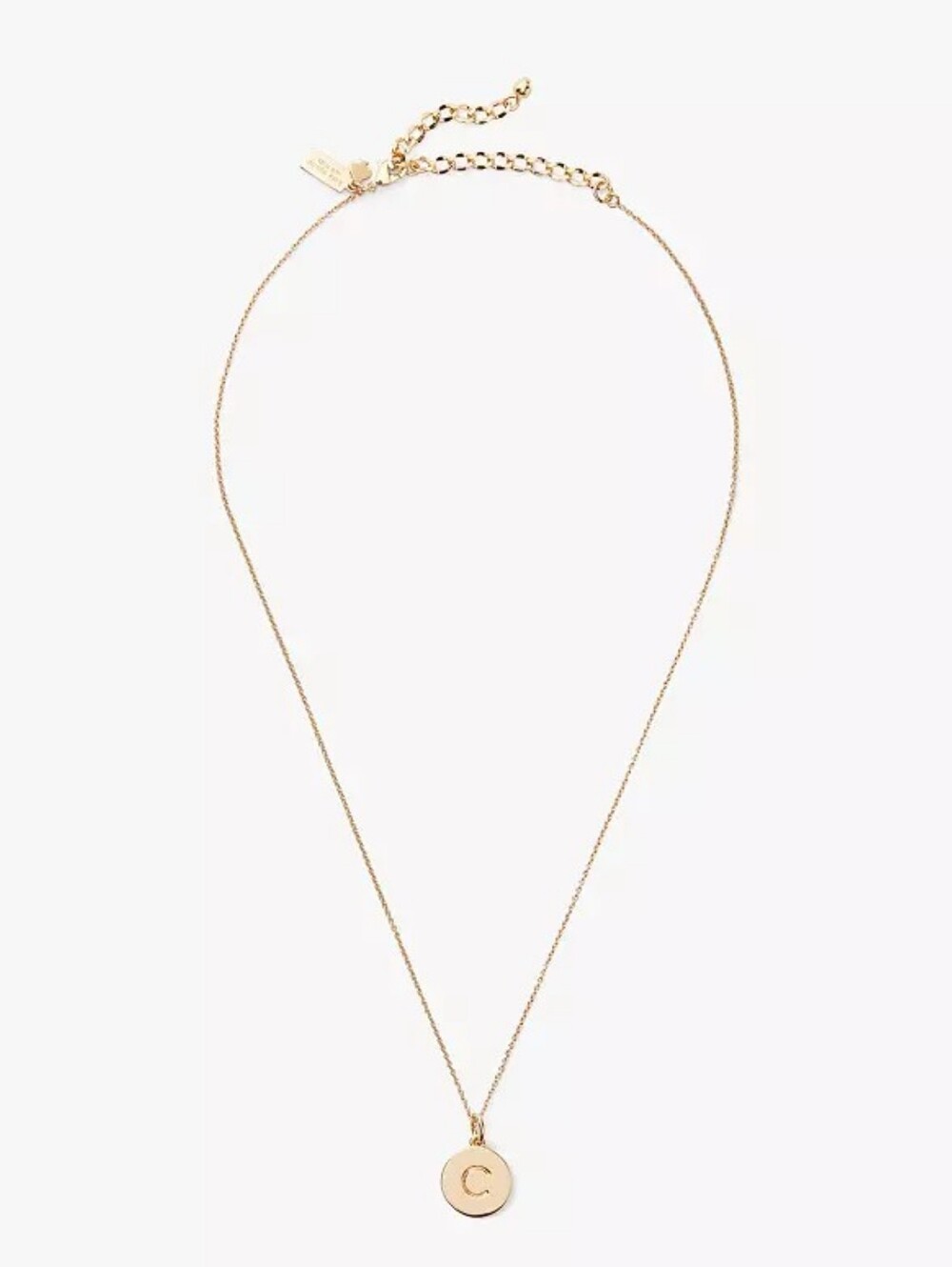 Kate Spade New York Gold Initial C Pendant Necklace - Picture 5 of 11